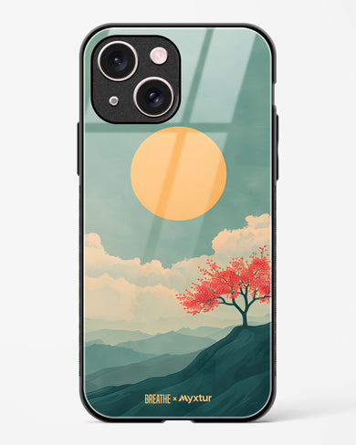 Mountain Sunset [BREATHE] Glass Case Phone Cover (Apple)