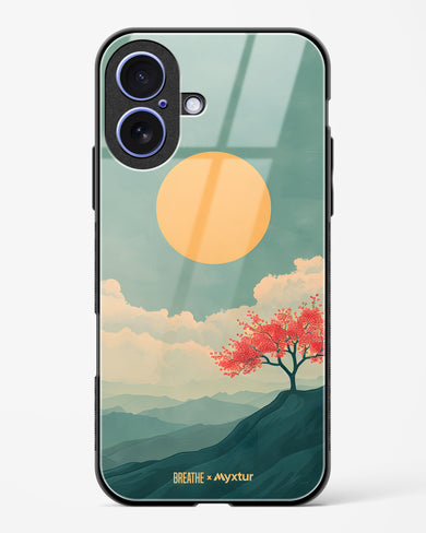 Mountain Sunset [BREATHE] Glass Case Phone Cover (Apple)