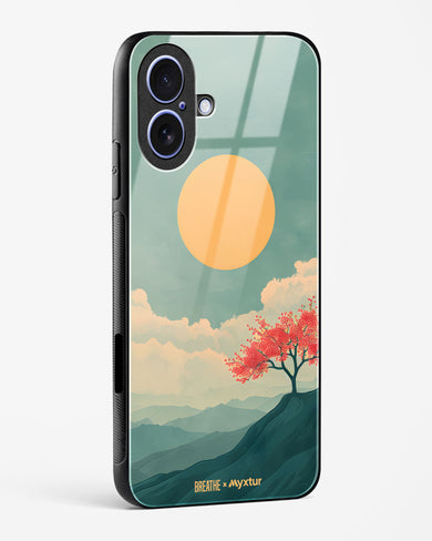 Mountain Sunset [BREATHE] Glass Case Phone Cover (Apple)