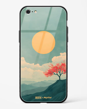 Mountain Sunset [BREATHE] Glass Case Phone Cover (Apple)