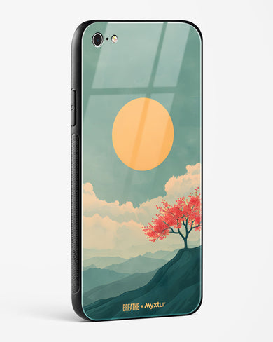 Mountain Sunset [BREATHE] Glass Case Phone Cover (Apple)