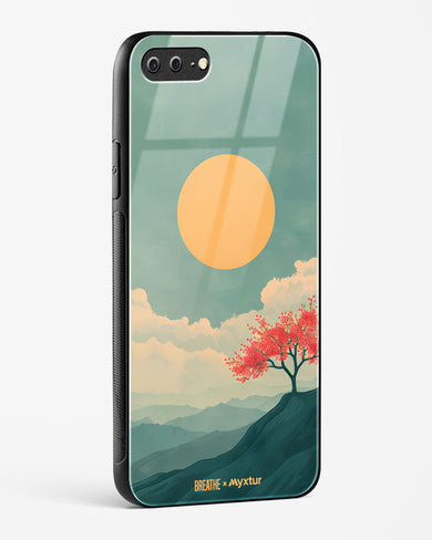 Mountain Sunset [BREATHE] Glass Case Phone Cover (Apple)