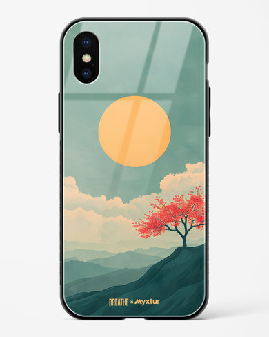 Mountain Sunset [BREATHE] Glass Case Phone Cover (Apple)