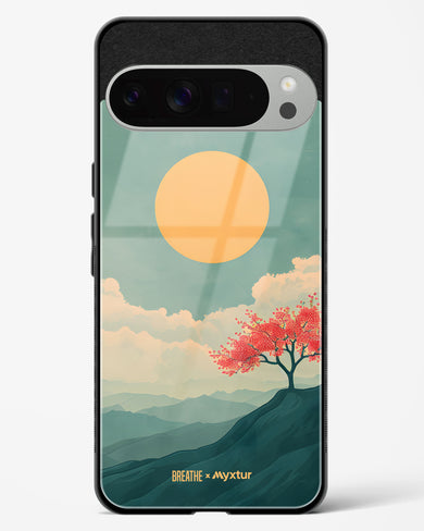 Mountain Sunset [BREATHE] Glass Case Phone Cover (Google)