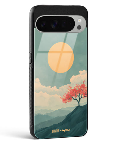 Mountain Sunset [BREATHE] Glass Case Phone Cover (Google)