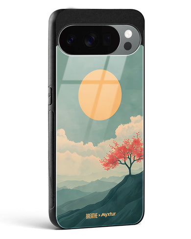 Mountain Sunset [BREATHE] Glass Case Phone Cover (Google)