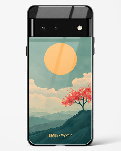 Mountain Sunset [BREATHE] Glass Case Phone Cover (Google)