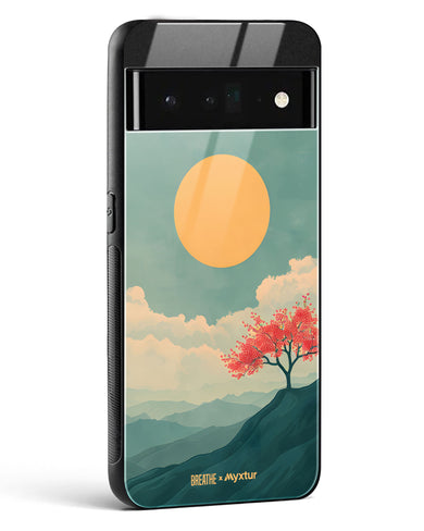 Mountain Sunset [BREATHE] Glass Case Phone Cover (Google)