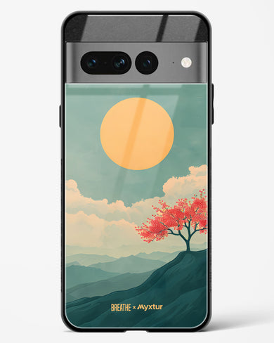 Mountain Sunset [BREATHE] Glass Case Phone Cover (Google)