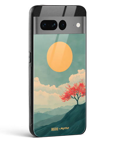 Mountain Sunset [BREATHE] Glass Case Phone Cover (Google)