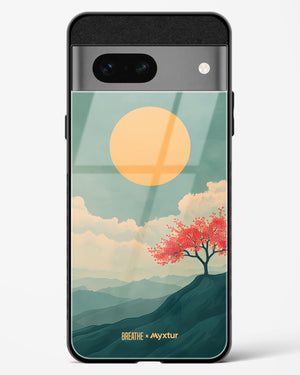 Mountain Sunset [BREATHE] Glass Case Phone Cover (Google)