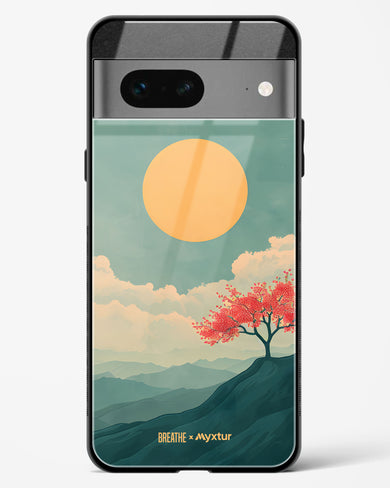 Mountain Sunset [BREATHE] Glass Case Phone Cover (Google)