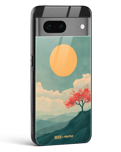 Mountain Sunset [BREATHE] Glass Case Phone Cover (Google)