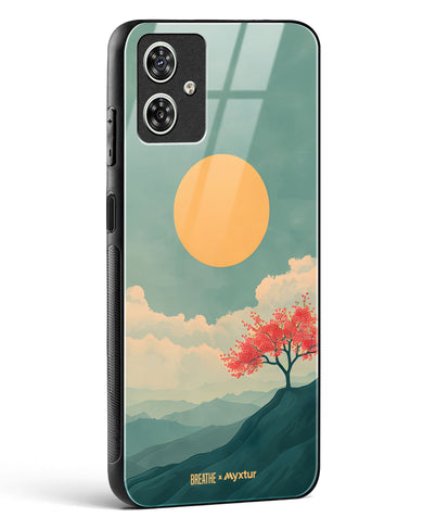 Mountain Sunset [BREATHE] Glass Case Phone Cover (Motorola)