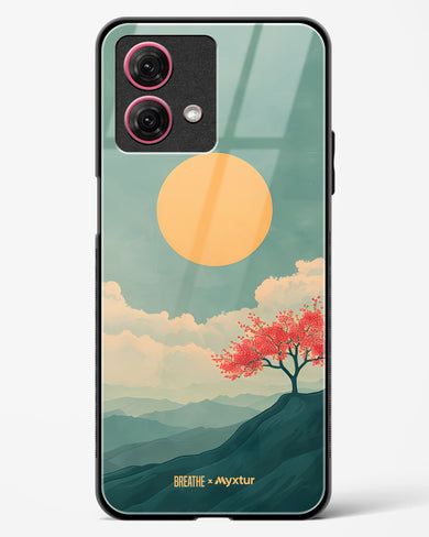 Mountain Sunset [BREATHE] Glass Case Phone Cover (Motorola)