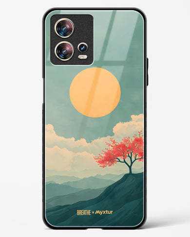 Mountain Sunset [BREATHE] Glass Case Phone Cover (Motorola)