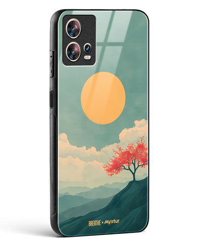 Mountain Sunset [BREATHE] Glass Case Phone Cover (Motorola)