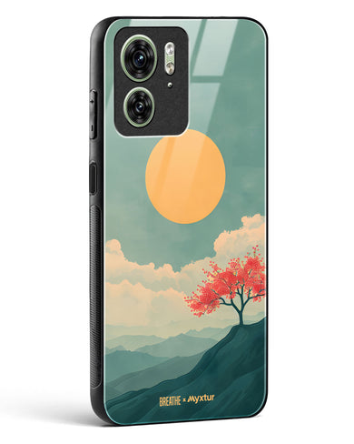 Mountain Sunset [BREATHE] Glass Case Phone Cover (Motorola)