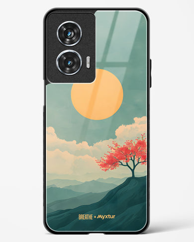Mountain Sunset [BREATHE] Glass Case Phone Cover (Motorola)