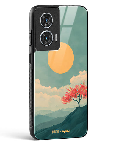 Mountain Sunset [BREATHE] Glass Case Phone Cover (Motorola)