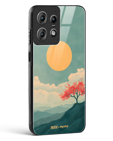 Mountain Sunset [BREATHE] Glass Case Phone Cover (Motorola)