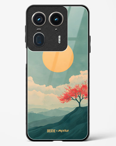 Mountain Sunset [BREATHE] Glass Case Phone Cover (Motorola)