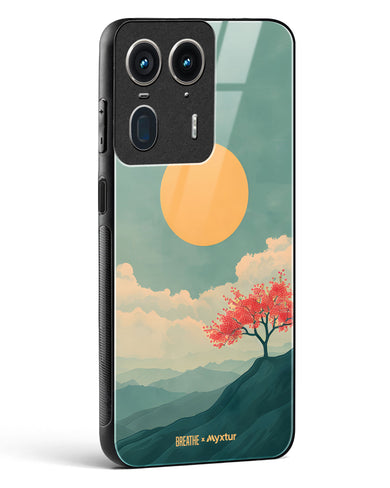 Mountain Sunset [BREATHE] Glass Case Phone Cover (Motorola)