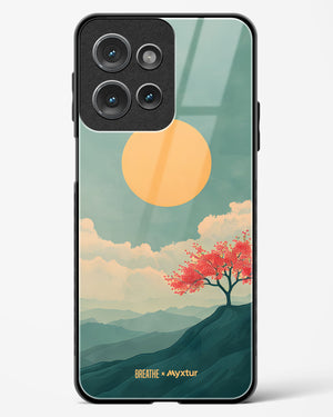 Mountain Sunset [BREATHE] Glass Case Phone Cover (Motorola)