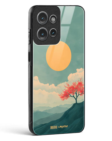 Mountain Sunset [BREATHE] Glass Case Phone Cover (Motorola)