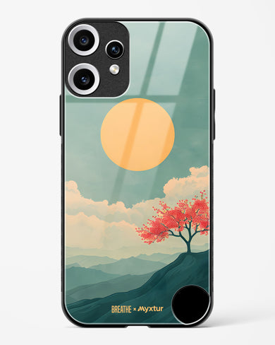 Mountain Sunset [BREATHE] Glass Case Phone Cover (Nothing)