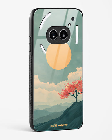 Mountain Sunset [BREATHE] Glass Case Phone Cover (Nothing)