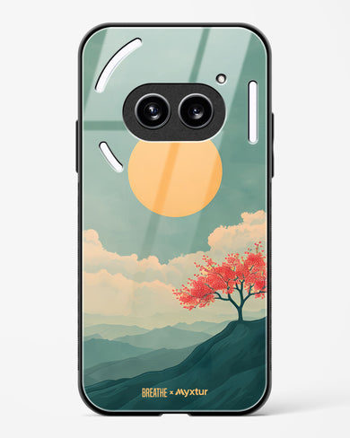 Mountain Sunset [BREATHE] Glass Case Phone Cover (Nothing)