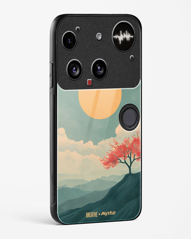 Mountain Sunset [BREATHE] Glass Case Phone Cover (Nothing)