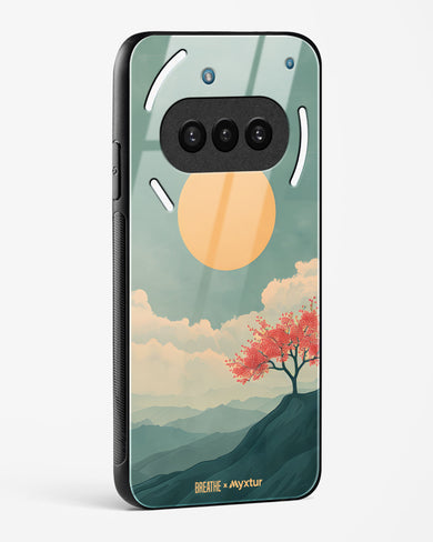 Mountain Sunset [BREATHE] Glass Case Phone Cover (Nothing)