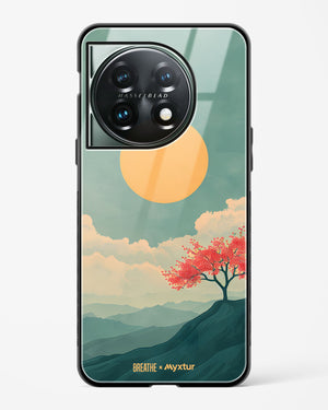 Mountain Sunset [BREATHE] Glass Case Phone Cover (OnePlus)