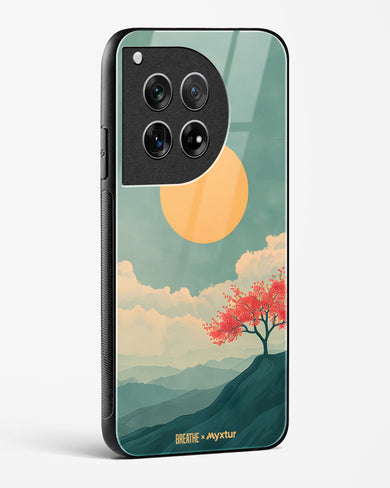 Mountain Sunset [BREATHE] Glass Case Phone Cover (OnePlus)