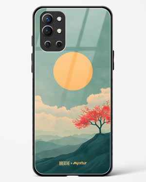 Mountain Sunset [BREATHE] Glass Case Phone Cover (OnePlus)