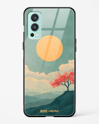 Mountain Sunset [BREATHE] Glass Case Phone Cover (OnePlus)
