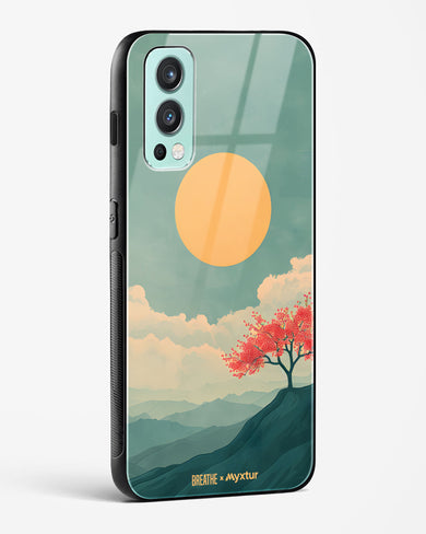 Mountain Sunset [BREATHE] Glass Case Phone Cover (OnePlus)
