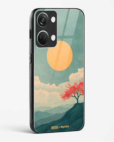 Mountain Sunset [BREATHE] Glass Case Phone Cover (OnePlus)