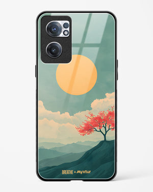 Mountain Sunset [BREATHE] Glass Case Phone Cover (OnePlus)