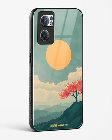 Mountain Sunset [BREATHE] Glass Case Phone Cover (OnePlus)
