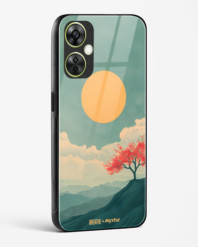 Mountain Sunset [BREATHE] Glass Case Phone Cover (OnePlus)