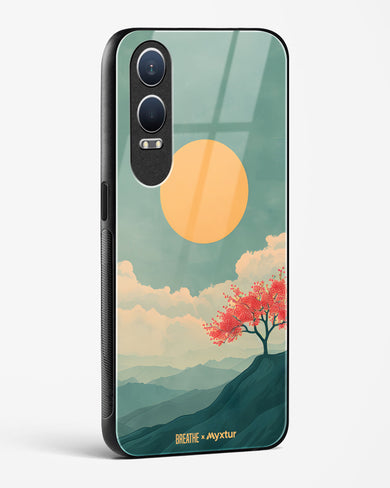 Mountain Sunset [BREATHE] Glass Case Phone Cover (OnePlus)