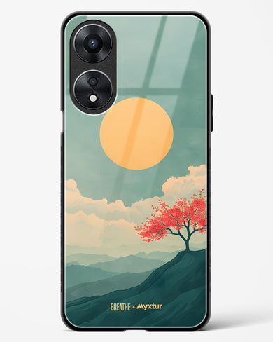 Mountain Sunset [BREATHE] Glass Case Phone Cover (Oppo)