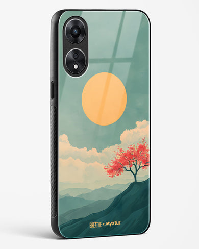 Mountain Sunset [BREATHE] Glass Case Phone Cover (Oppo)