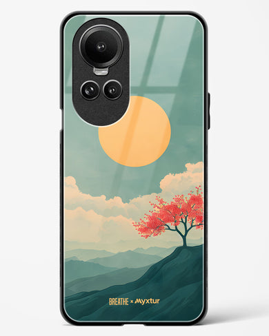 Mountain Sunset [BREATHE] Glass Case Phone Cover (Oppo)