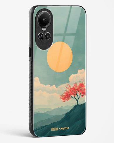 Mountain Sunset [BREATHE] Glass Case Phone Cover (Oppo)