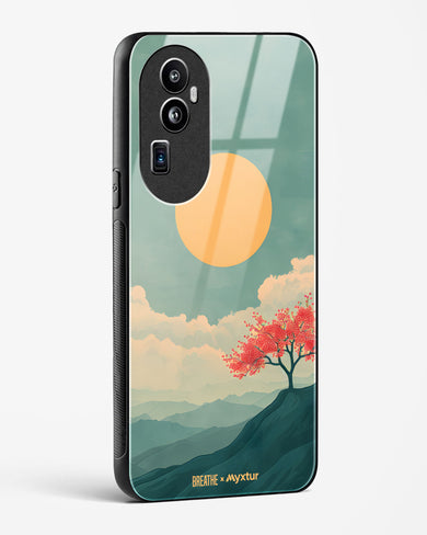 Mountain Sunset [BREATHE] Glass Case Phone Cover (Oppo)