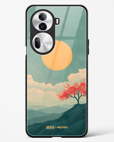 Mountain Sunset [BREATHE] Glass Case Phone Cover (Oppo)
